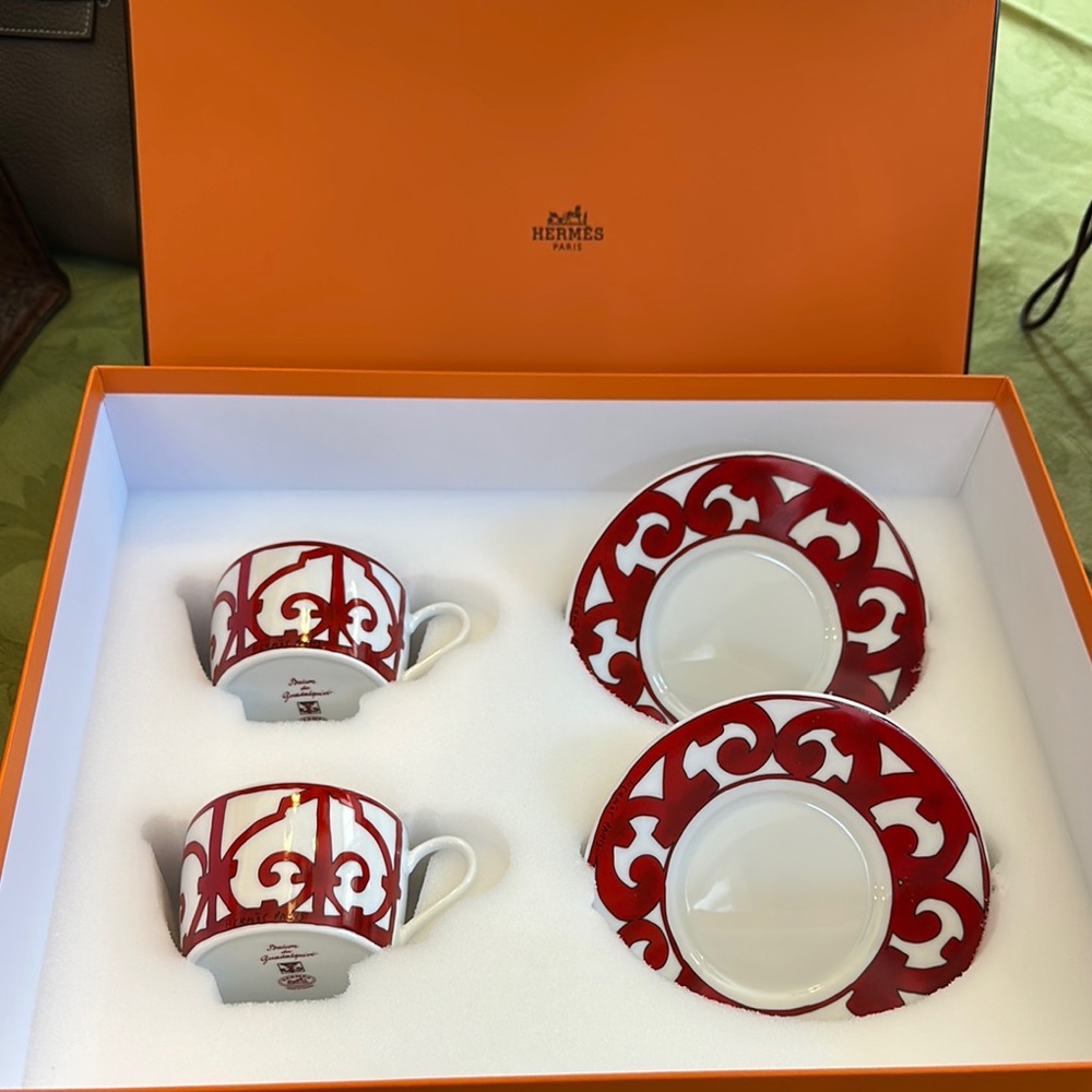 Hermès Balcon du Guadaluivir breakfast cup and saucer